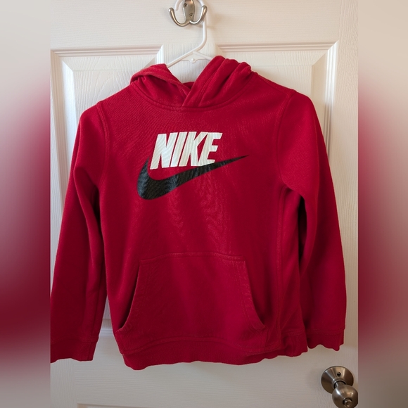 Nike Kids Red Hoodie - Picture 1 of 4